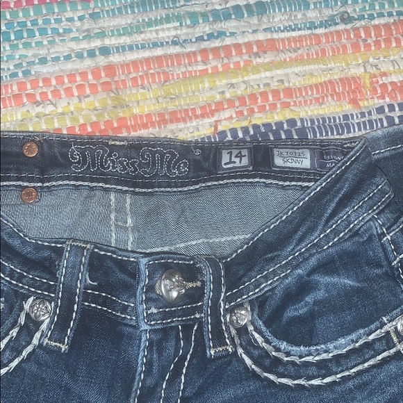 Miss Me Kid's size 14 skinny jeans - Picture 1 of 2